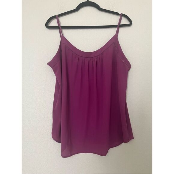 Ann Taylor Loft Camisole Tank Magenta - Picture 1 of 4